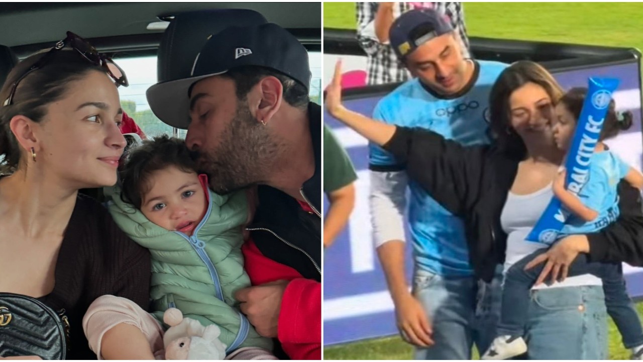 image source: https://www.pinkvilla.com/entertainment/news/ranbir-kapoor-and-alia-bhatt-try-to-make-raha-wave-at-crowd-during-football-match-father-daughter-duo-twin-in-matching-outfits-1360672