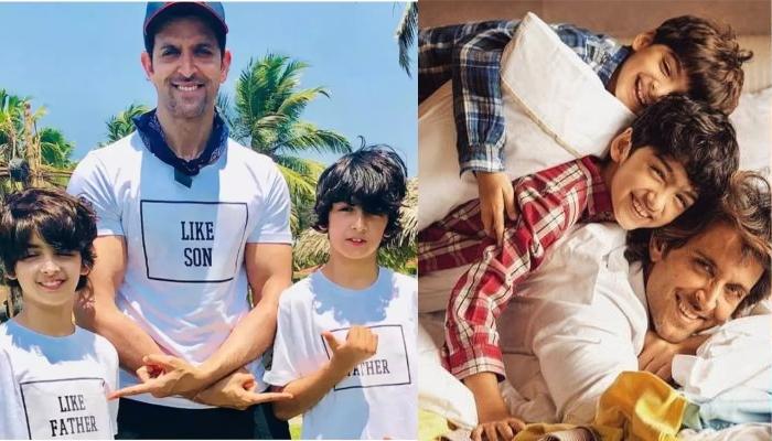 Hrithik Roshan and Sussanne Khan’s Sons Hrehaan-Hridaan Go Viral for Their Good Looks; Fans Hail Them as ‘Next Superstars of Bollywood’