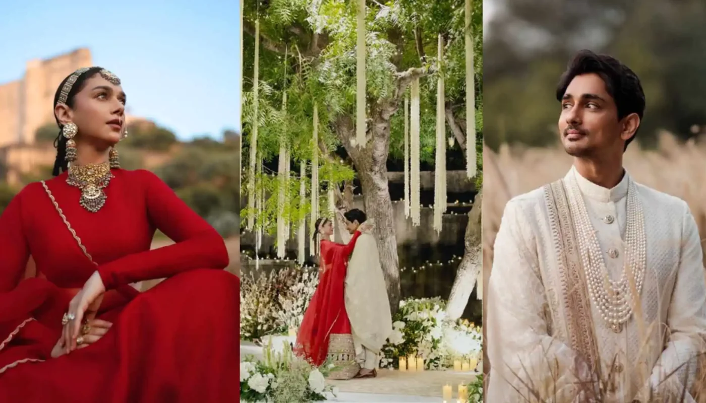 image source: https://www.newsx.com/entertainment/aditi-rao-hydari-siddharth-wedding-stunning-new-photos-from-their-magical-alila-fort-ceremony/#google_vignette