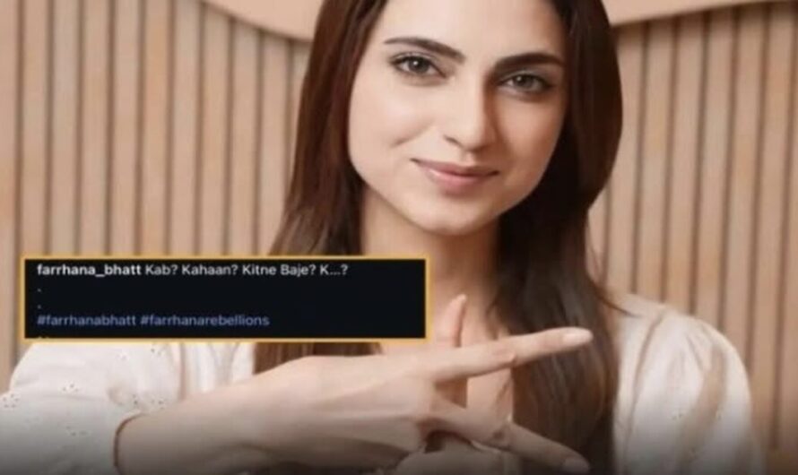 Farrhana Bhatt’s “K” Post Sparks Speculation: Clue, Coincidence, or Calculated Tease in the Age of Reality TV Buzz?